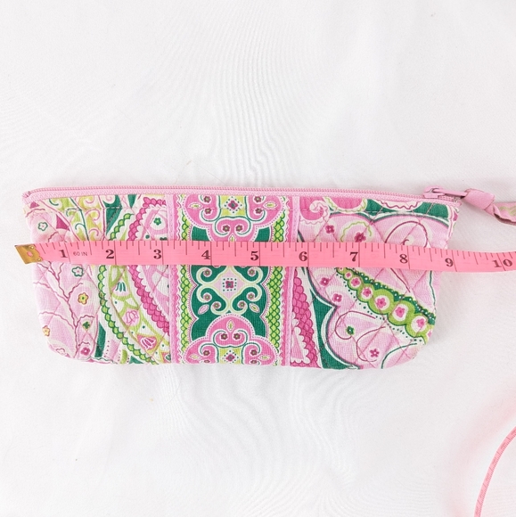 3/$20 Vera Bradley Pinwheel Pink Brush and Pencil Cosmetic Case - Picture 8 of 9